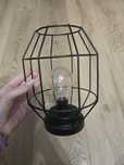 Lampka led czarna loftowa
