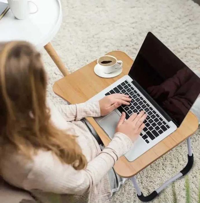 Стіл для ноутбука та планшета складний 60х40х28, столик для сніданків