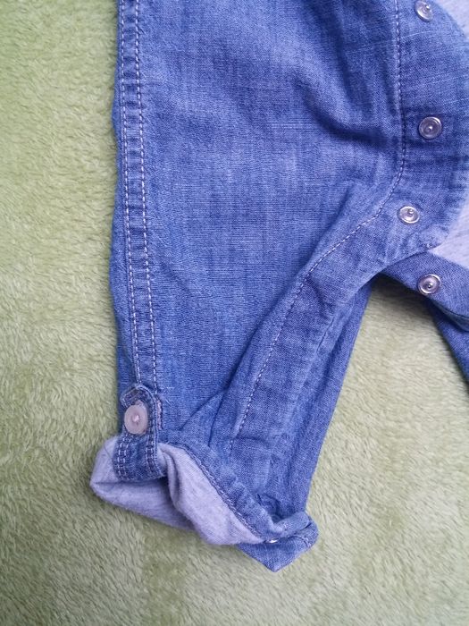 jak nowy Gap kombinezon wiosenny dla chłopca jeans rozm.62 68