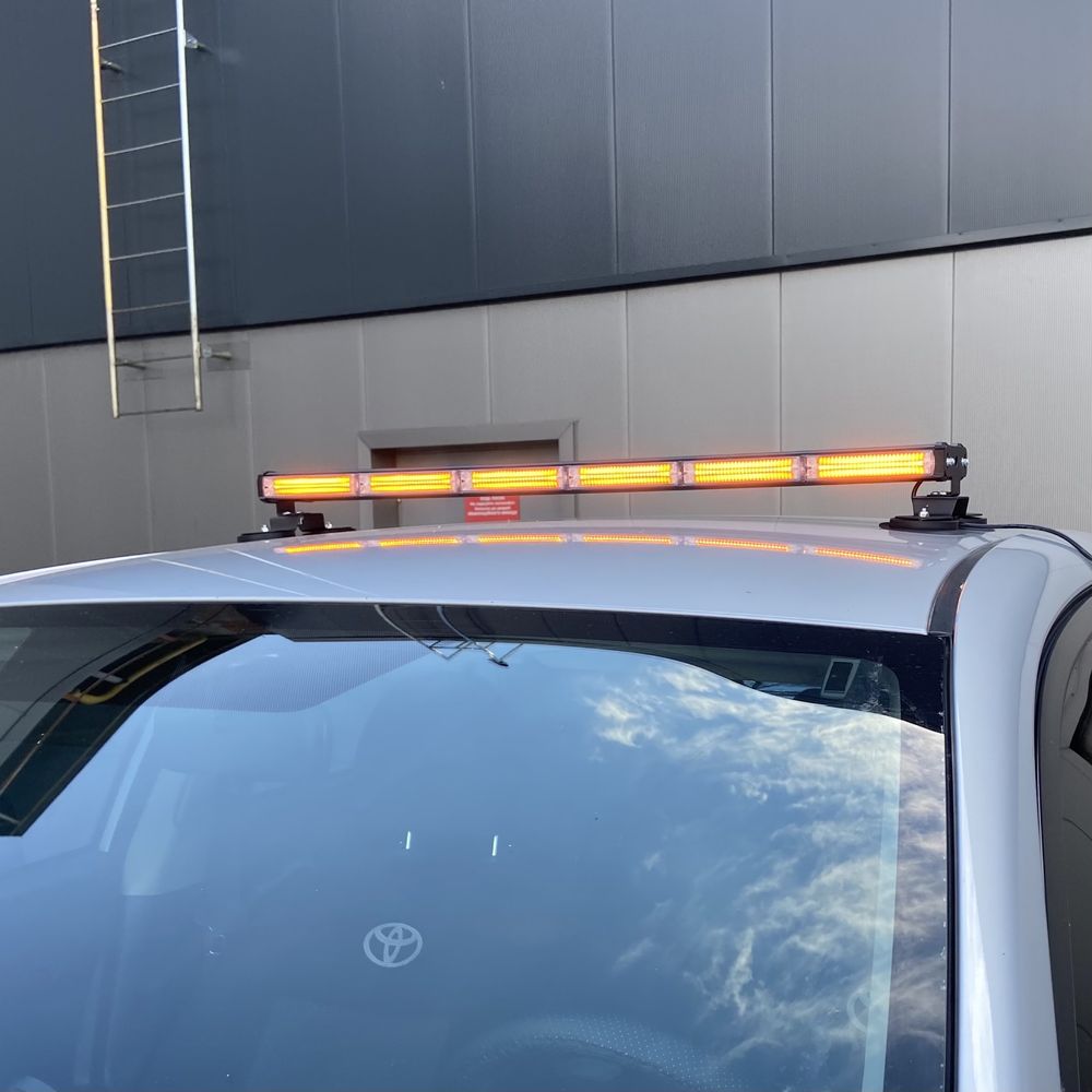 Стробоскоп-мигалка на крышу Балка LED 90см, 12/24v желтый оранжевый