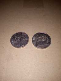 Монеты 10 гривен, полтинники-25 шт-400грн