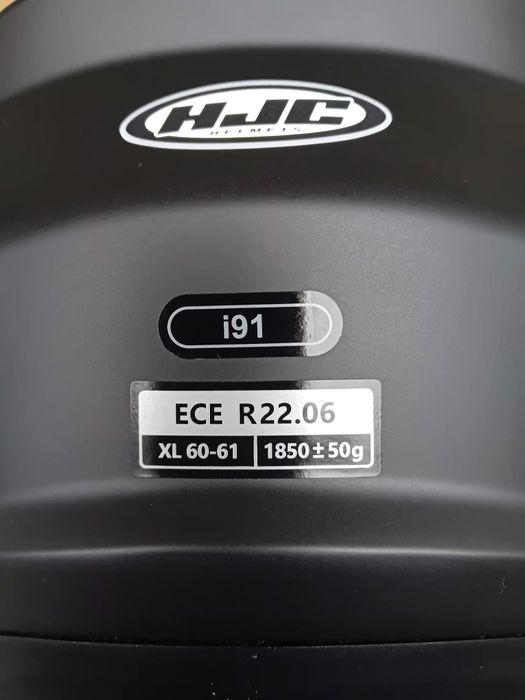 Capacete Moto HJC i91 Matte Black 2025 Pinlock