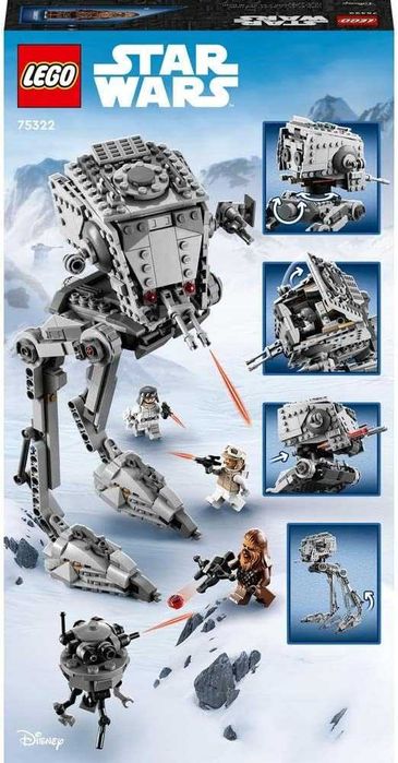 LEGO Star Wars 75322 – AT-ST z Hoth – Kultowa maszyna z bitwy na Hoth!