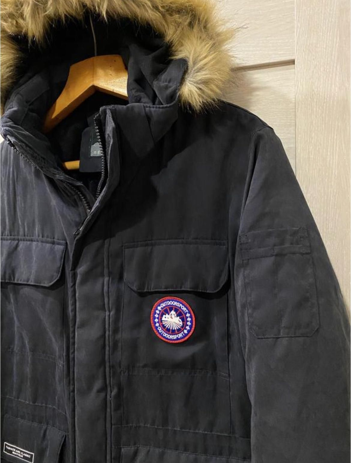 Куртка-аляска Outdoorsport аляска XL с капюшоном и мехом