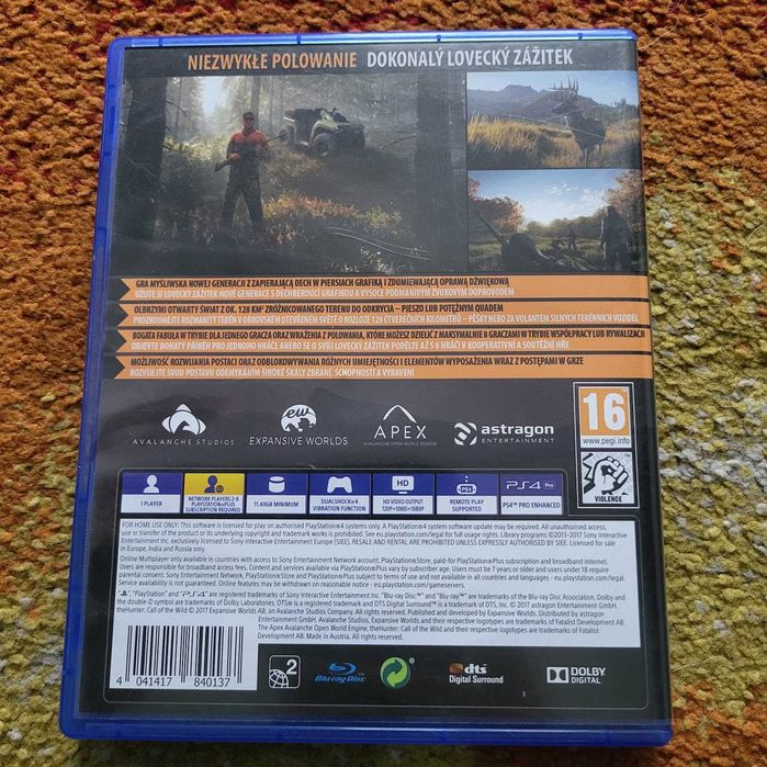 The Hunter Call of the Wild PS4 Playstation 4 PL, Skup/Sprzedaż