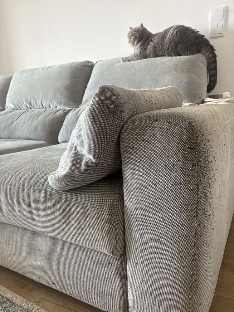 Sofá cama com chaise longue