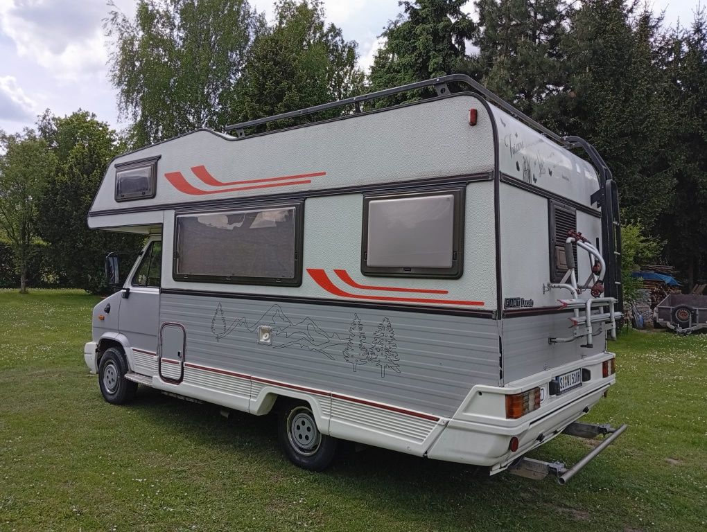 Fiat Ducato kamper 2.5 diesel 6-osobowy,wc,natrysk,lodówka,,bojler