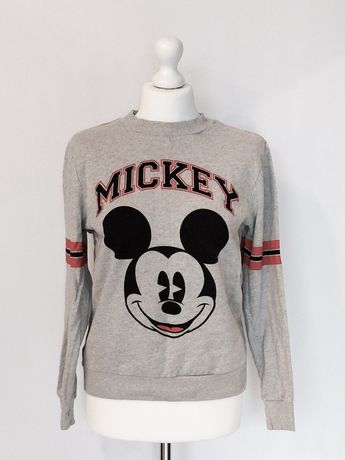 Szara bluza z Myszką Miki bez kaptura Next rozmiar XS Disney
