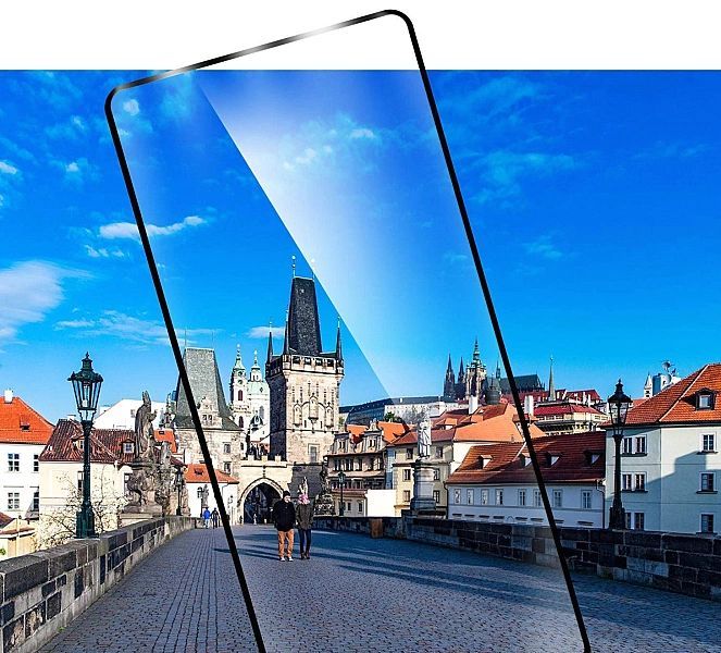 Szkło Hartowane Pełne z Ramką do Realme 8/5g