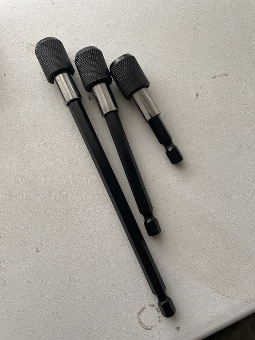 Набір подовжувачів тримачів біт 1/4 удлинитель держатель бит 1/4 3шт