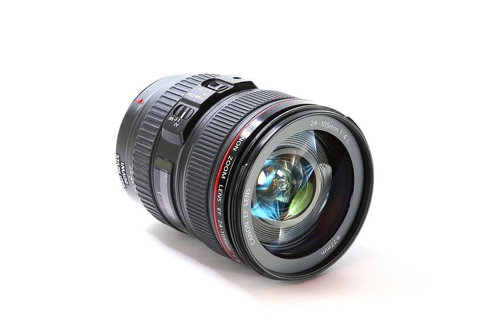 Canon EF 24-105 L IS USM stan  ideał używany bardzo mało filtr CPL