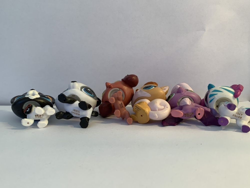 LPS Littlest Pet Shop - sześć różnych figurek do skanowania