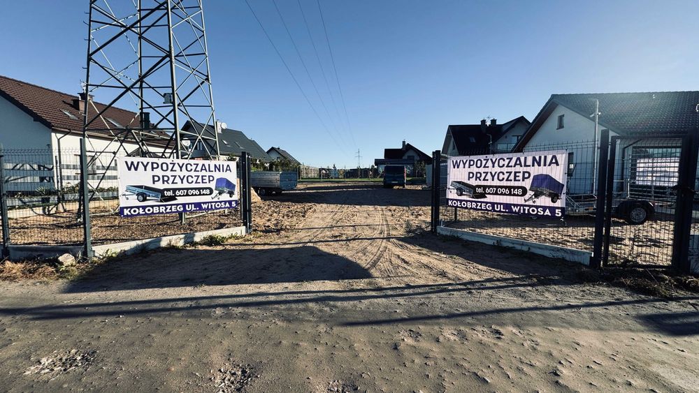 Wynajem przyczep Kołobrzeg ul. Witosa 5