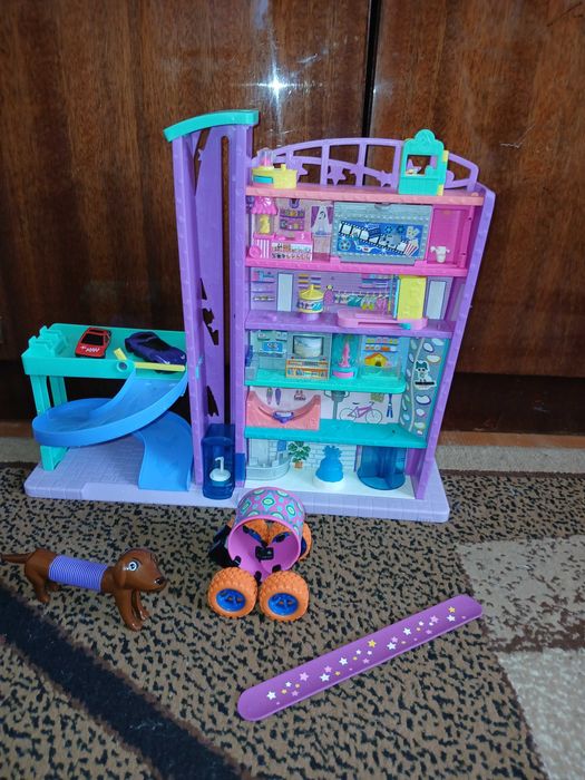 лот набір іграшок торговий центр з ліфтом будинок для ляльок