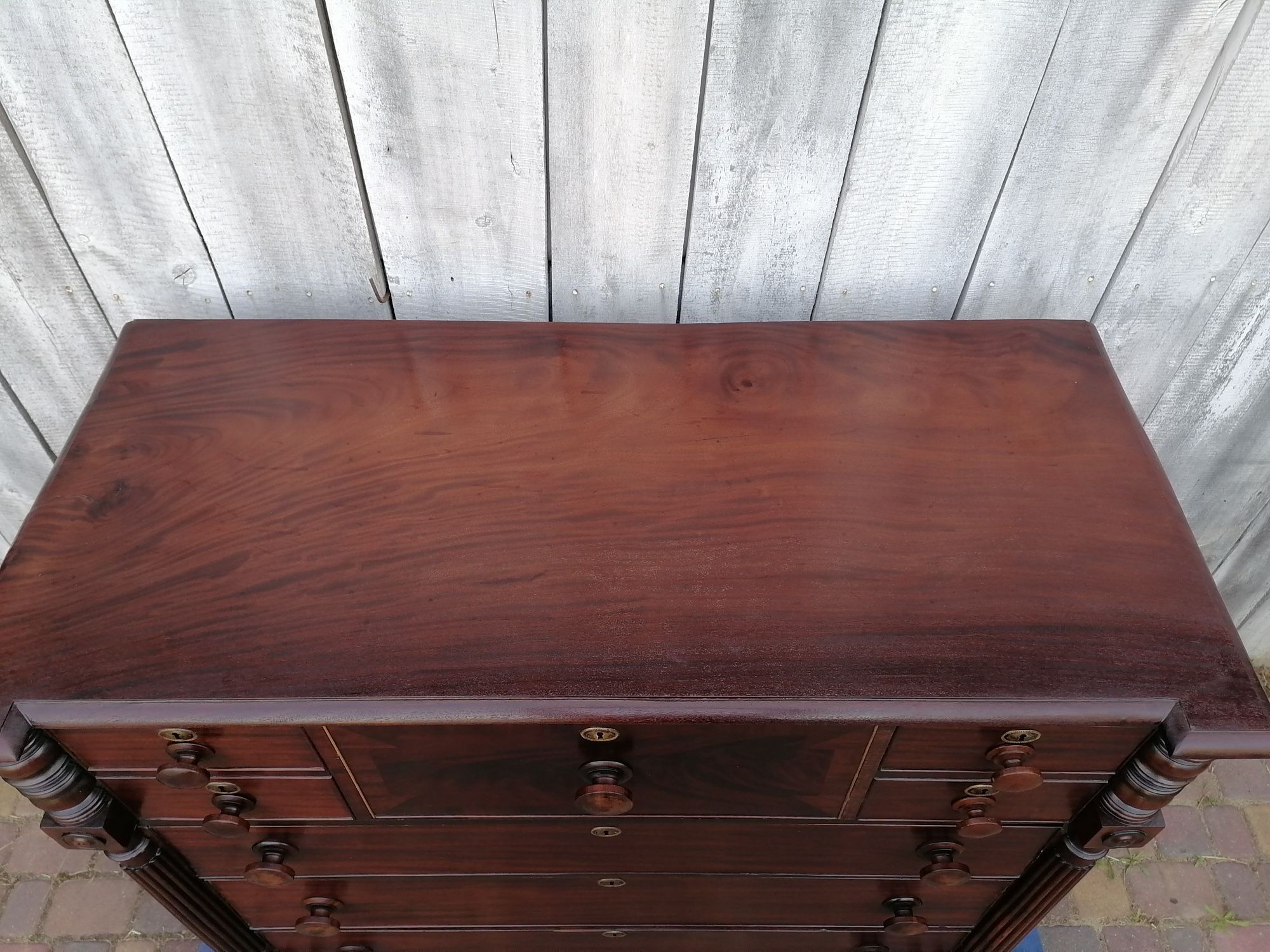 Sekretara biedermeier komoda sekretarzyk