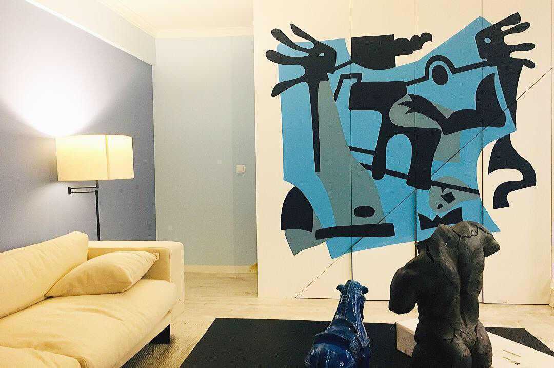 Mural Servico Para Parede/Azulejos/Madeira (artes Pintura )