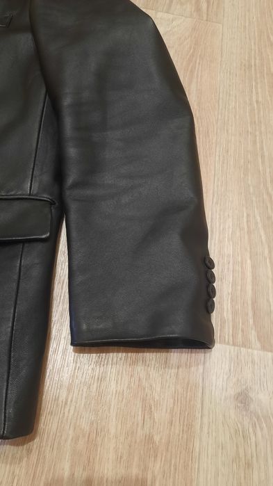 Кожаний піджак XL