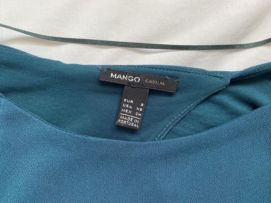 Vestido sem costas Mango
