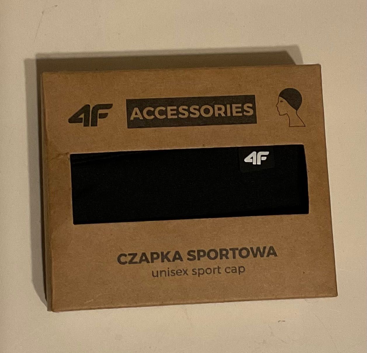 4F Czapka Sportowa czarna S/M nowa