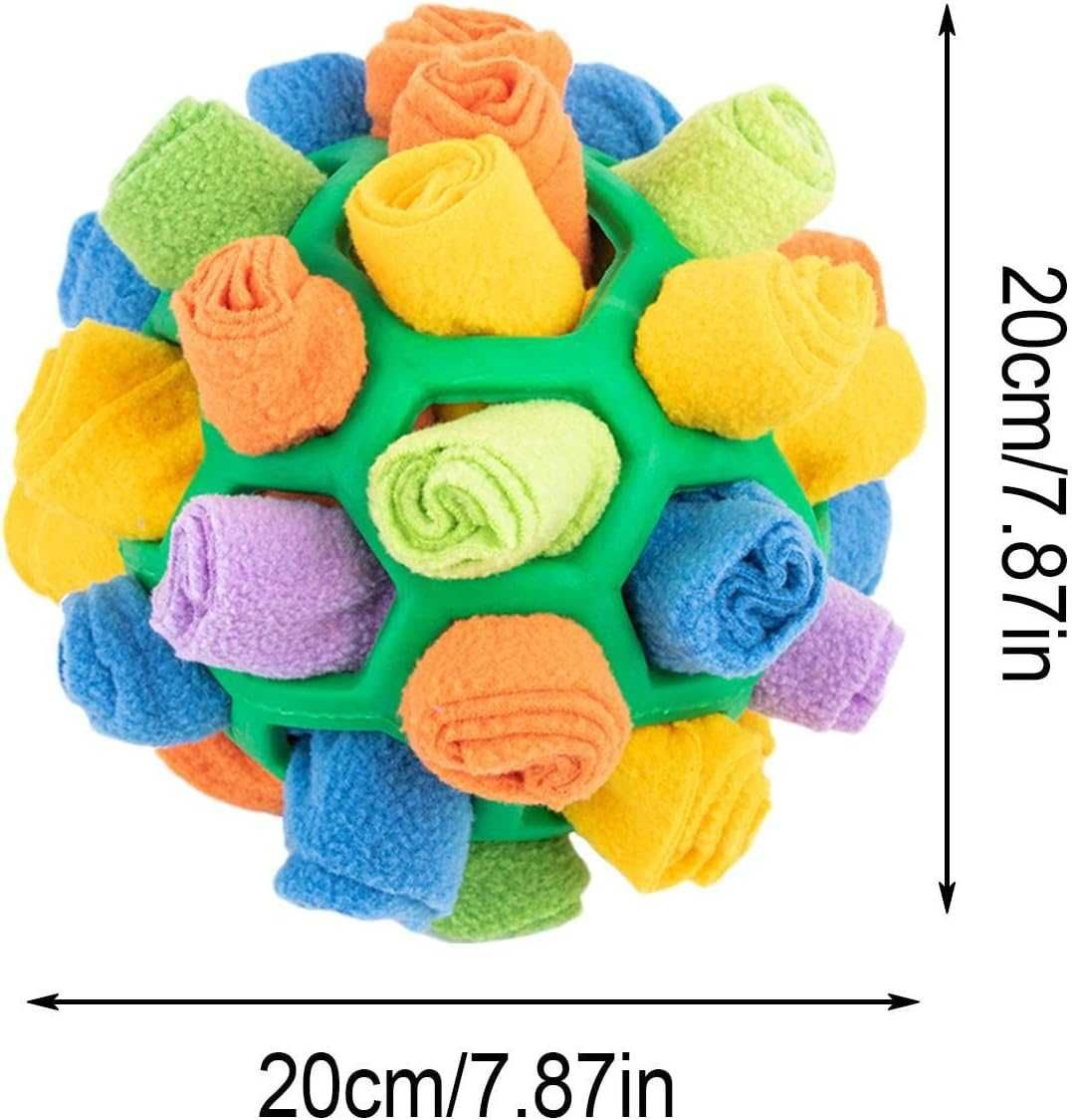 piłka snuffle dla psów zabawka interaktywna