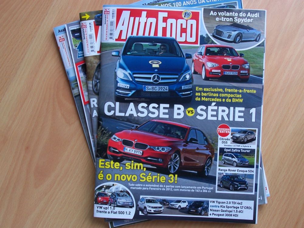 Revistas Turbo e AutoFoco, vários anos