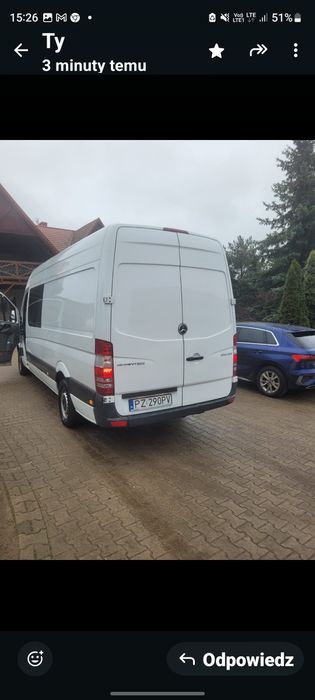 Mercedes sprinter 313 brygadowka
