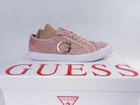 Sneakersy guess blush różowe cieliste trampki tenisówki 36 koronka