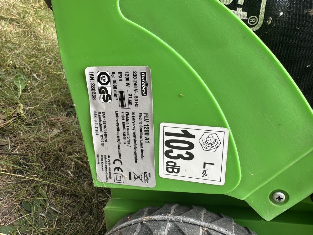 Wertykulator i areator elektryczny Florabest