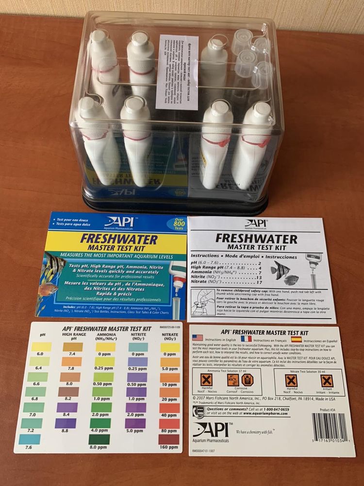 API Freshwater Master Test Kit, набір тестів доя акваріуму