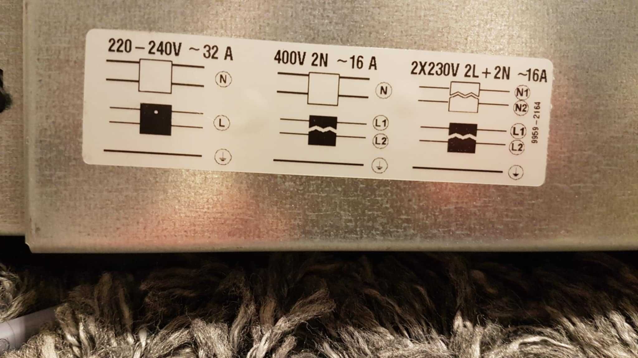 Płyta indukcyjna Mastercook I3D4R - działają tylko 2 pola - na części.