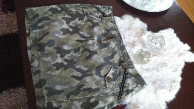 Spódnica moro M spódniczka mini SHANA militarna