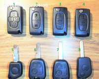Ключ для машин Citroen C1, C2, C3, C4, C5, Berlingo корпус