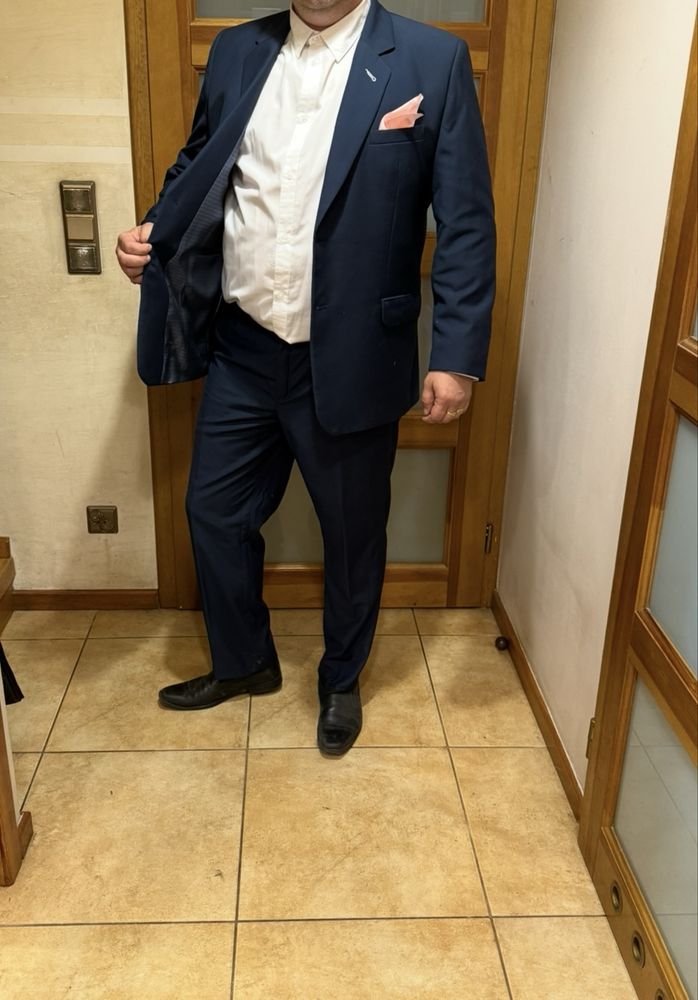 Garniutur rozmiar 56 Granatowy