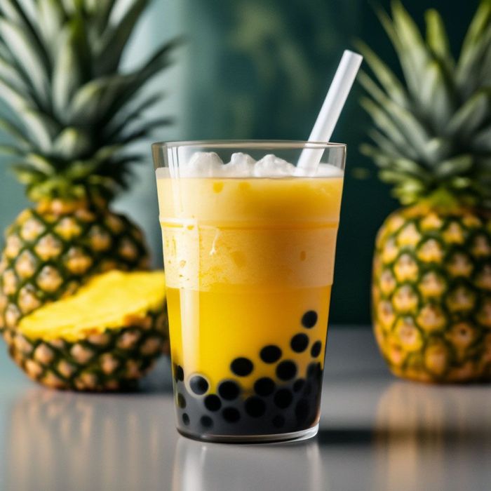 Бульбашки Bubble Tea зі смаком ягідного соку,Бабл Ті тм Вомонд Ананас