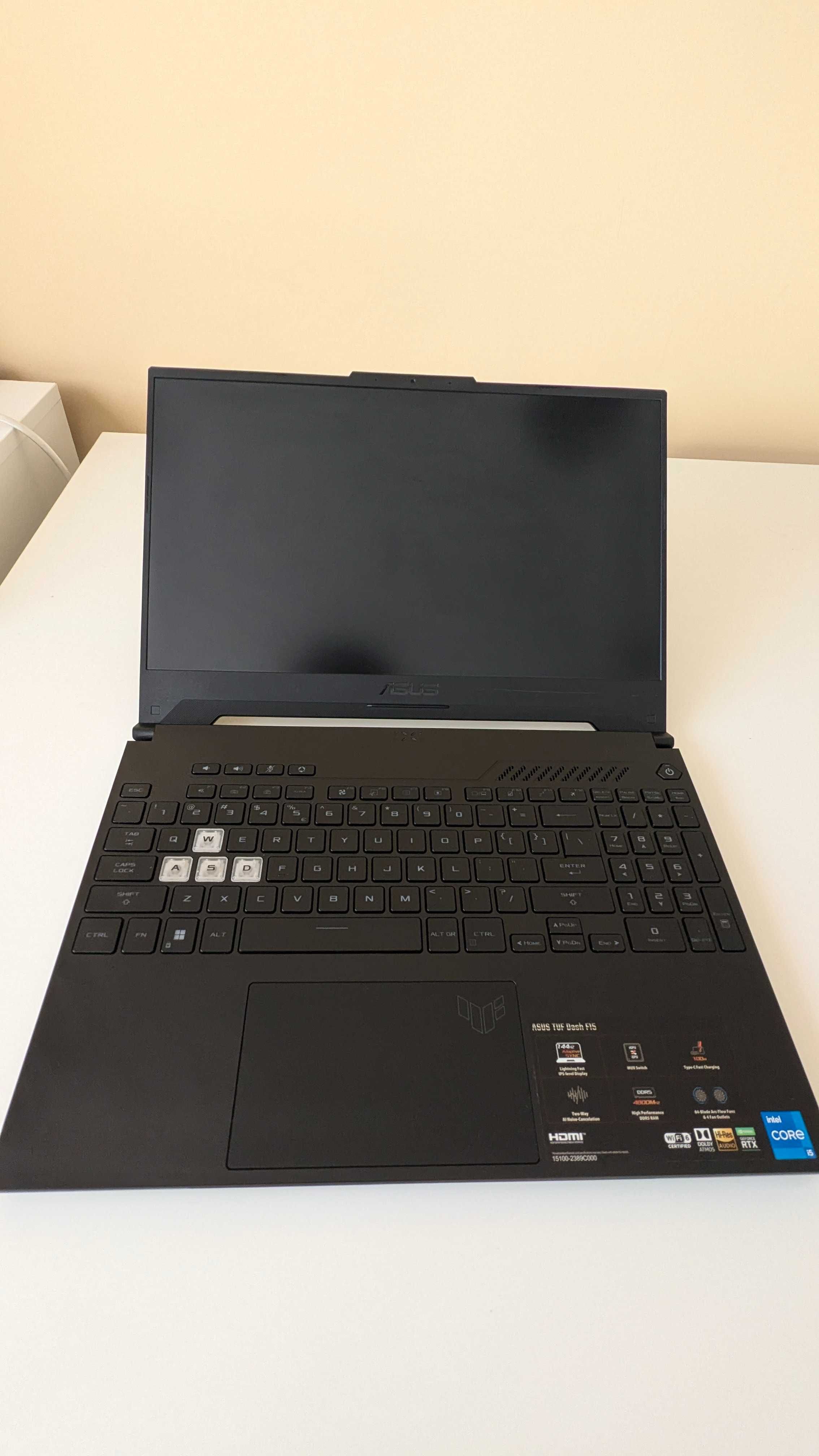ASUS TUF Dash F15 (FX517ZC) - i5-12450H, RTX 3050, 24GB RAM, 512GB SSD