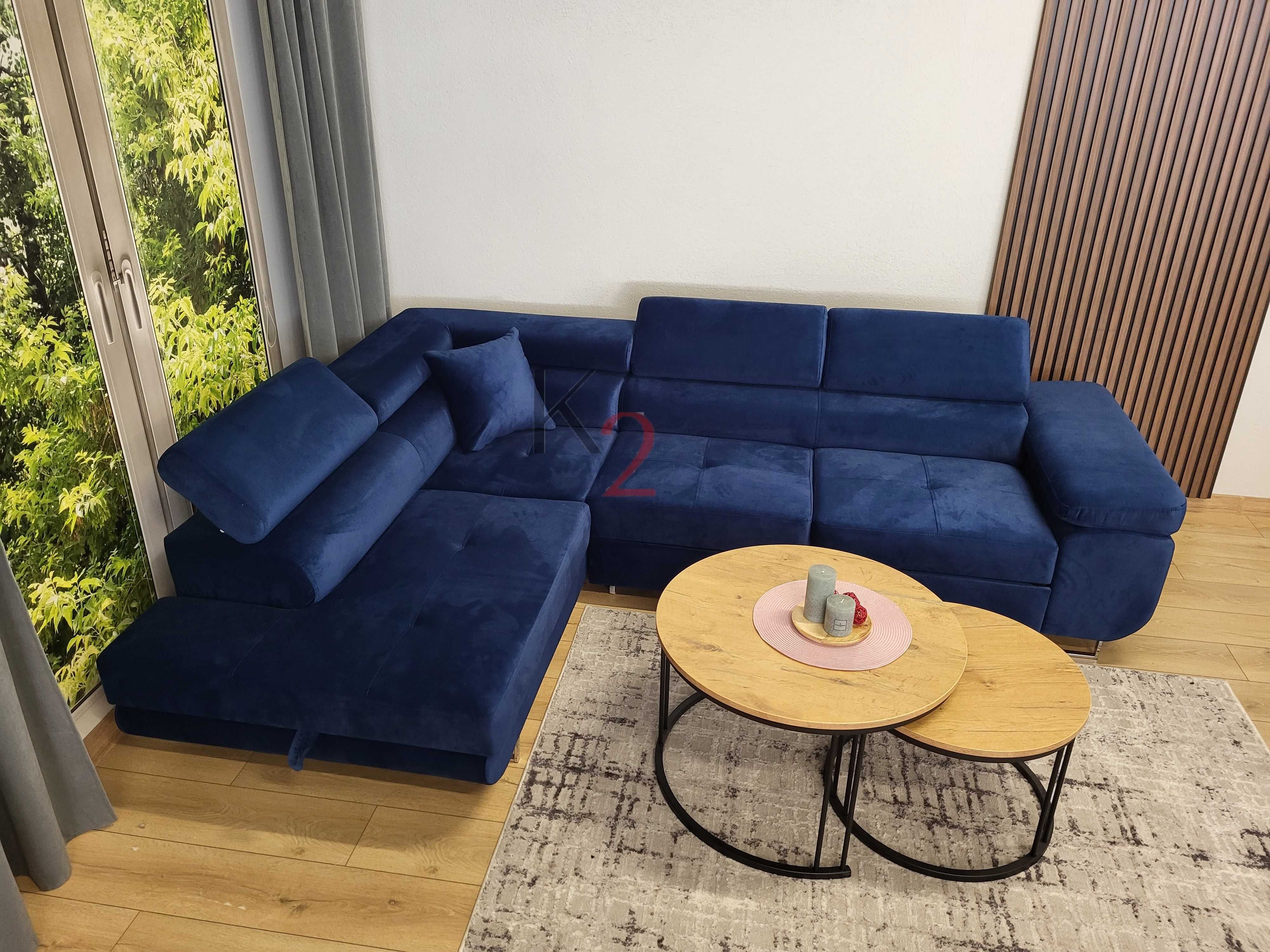 Narożnik ARTEON POD WYMIAR Rogówka Sofa Łóżko USB Kanapa +GRATIS
