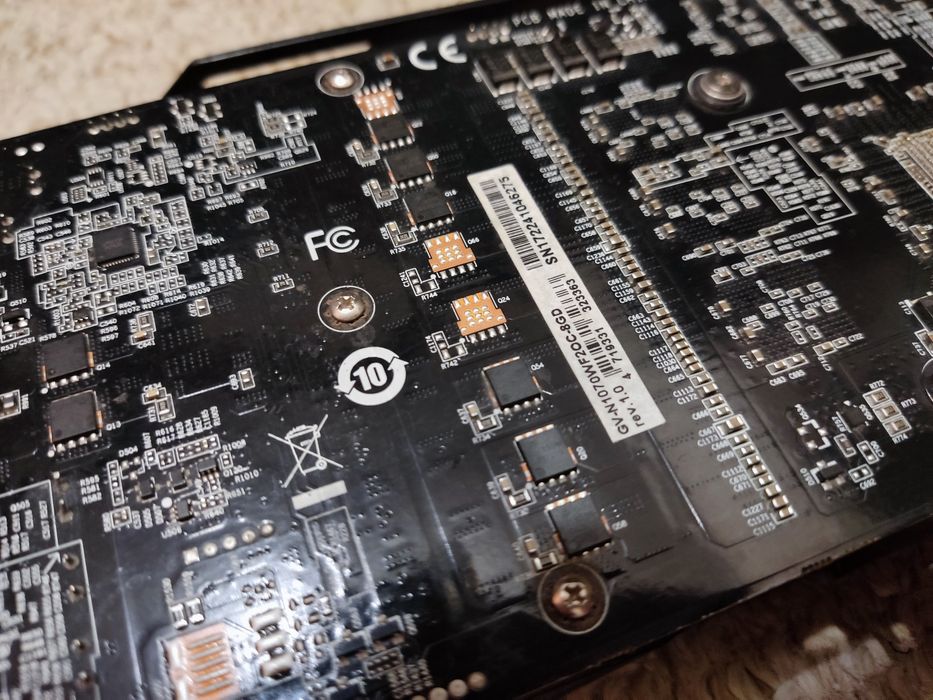 Видеокарта Nvidia Geforce GTX 1070 8 GB.