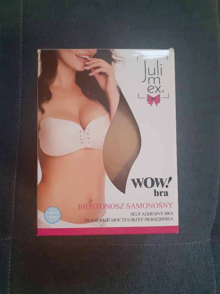 Julimex WOW bra! Biustonosz samonośny beżowy C/D