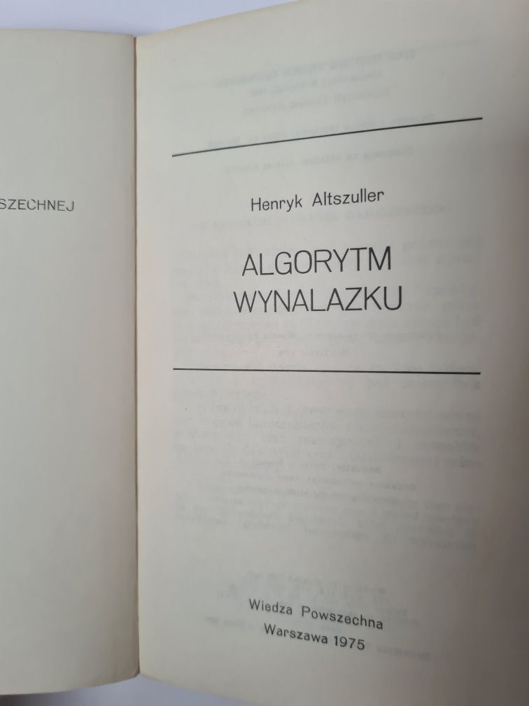 Algorytm wynalazku - Henryk Altszuller