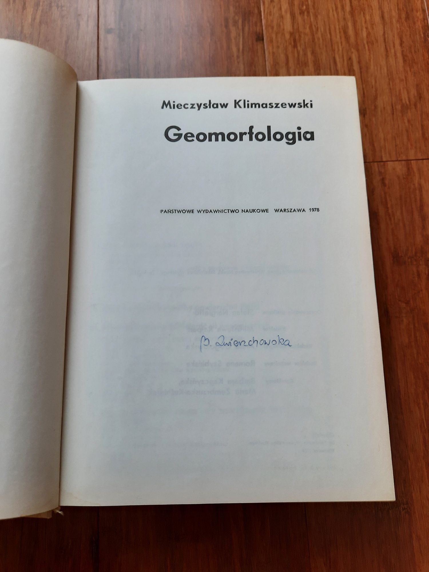 Geomorfologia M.Klimaszewski