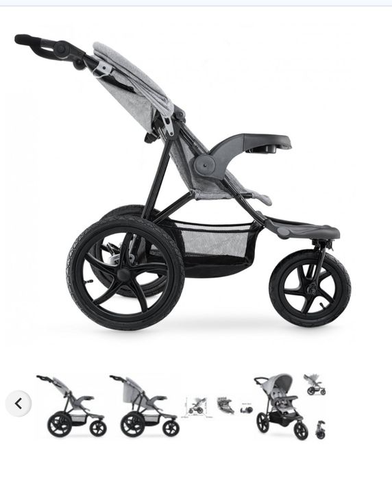 Wózek spacerowy biegowy/ do biegania Moby system Mountain