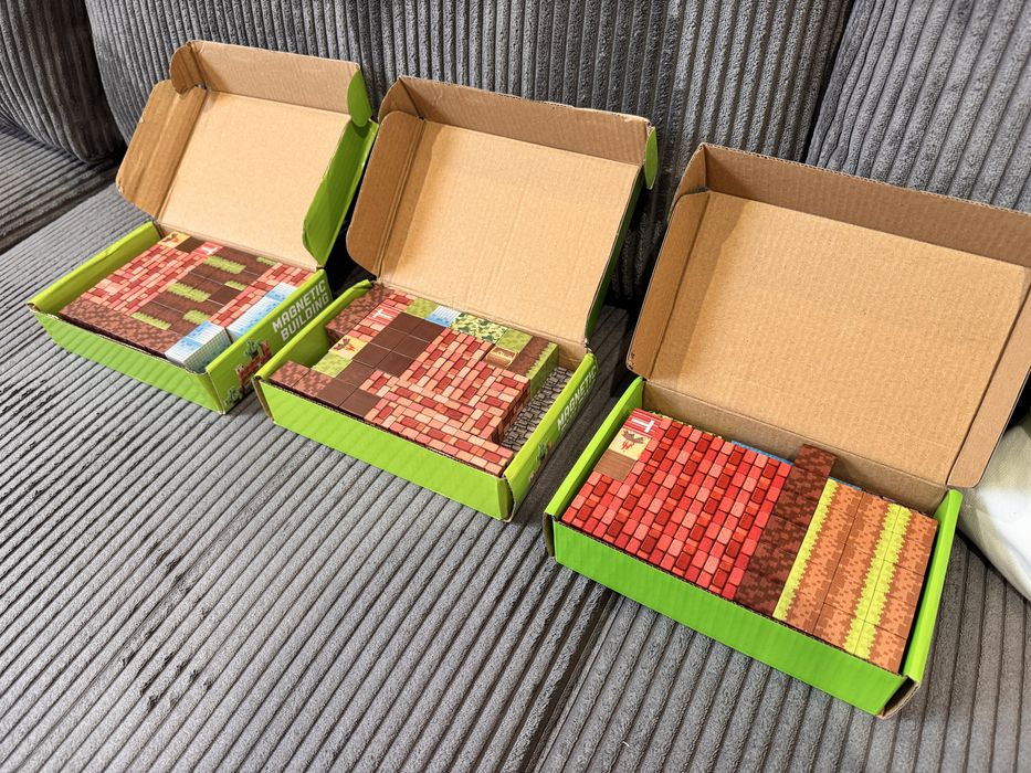 Klocki Magnetyczne Minecraft