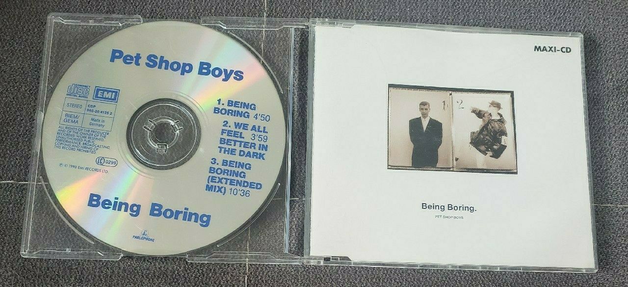 Pet Shop Boys Being Boring CD Maxi Single Sonopress Germany