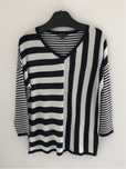 Sweter cienki esmara, w paski, rozm. M, wiskoza 50%