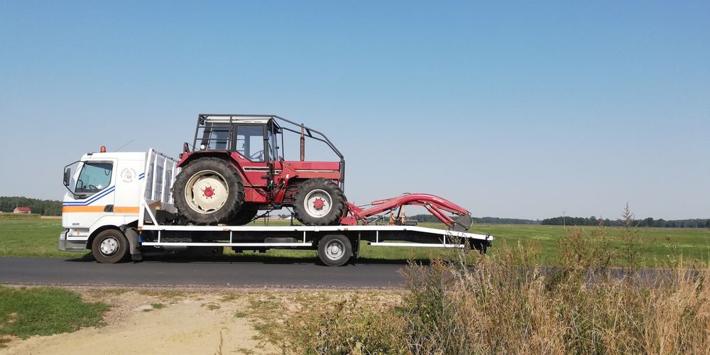 Autolaweta ciężarowa do 7t, transport maszyn rolniczych i budowlanych