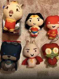 Zestaw superbohaterowie wonder woman flash joker harley quinn