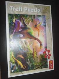 Puzzle Trefl 100 elementów  Dinozaury