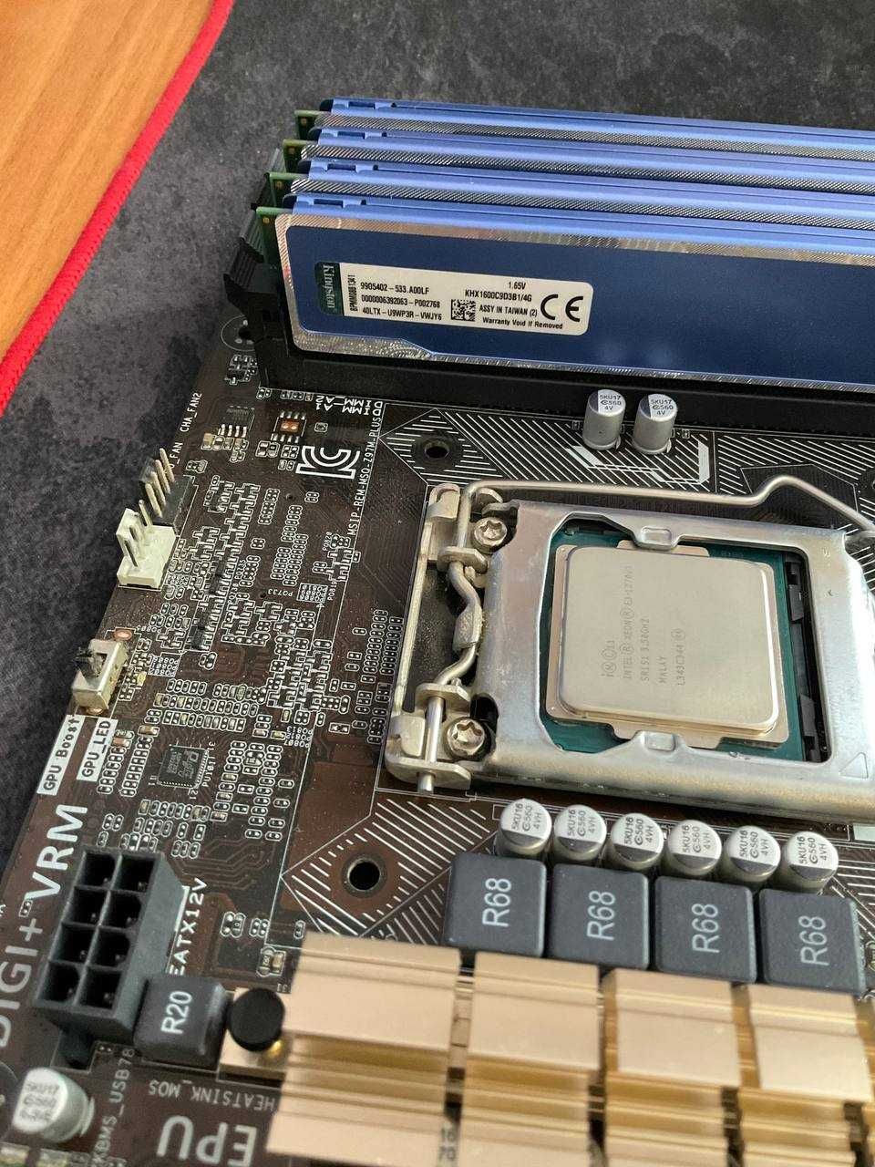 Комплект Asus H97M-PLUS +  i7 4770(Intel XEON E3-1270 v3) + 16gb DDR3