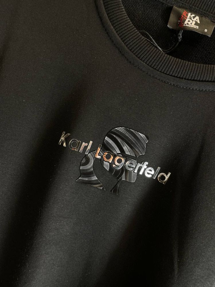 NEW SEASON| Женский свитшот Karl Lagerfeld|L-XXL|черный|качество-LUX