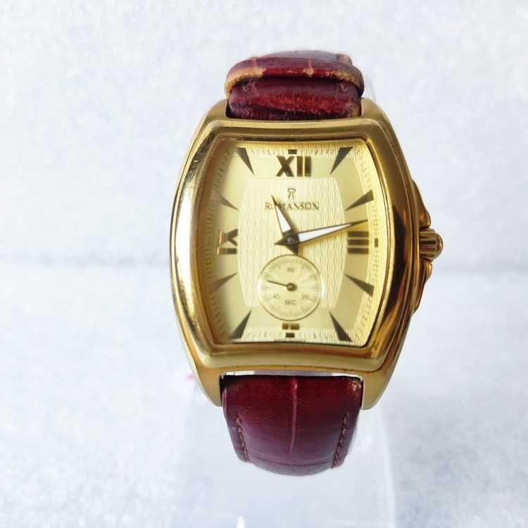 Relógio Romanson TL3598M suiço quartz MGP 23K gold Plated
